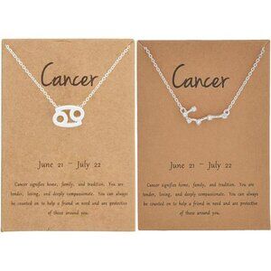 Cancer Zodiac Necklaces for Women Constellation Necklace Cancer  Necklace set